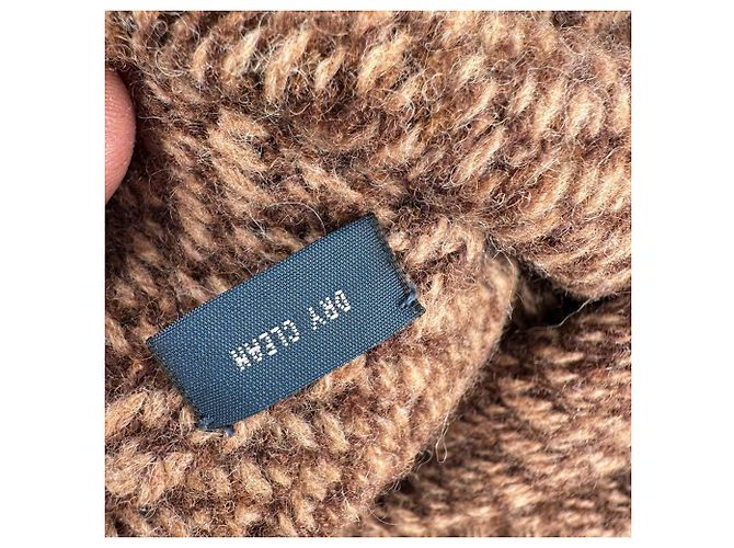 Polo Ralph Lauren V-Ausschnitt Pullover aus brauner Wolle - Ansicht 5