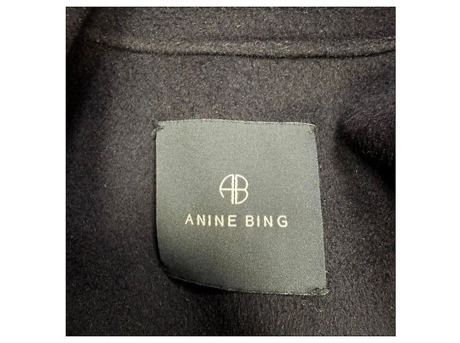 Blazer Quinn en lana negra Anine Bing - vista 4