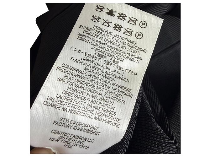Mini abito bandage Herve Leger in rayon nero - vista 8