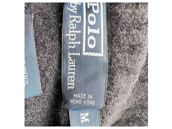 Polo Ralph Lauren Karo-Pullover aus grüner Wolle Olivgrün - Ansicht 4