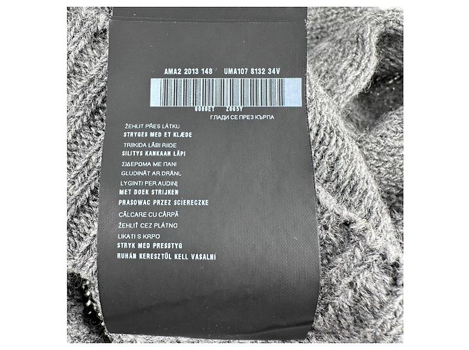 Prada Crewneck Sweater in Grey Virgin Wool - view 9
