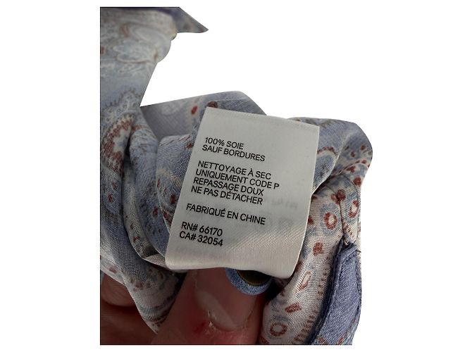 Camisa Vitali de seda con estampado paisley de Zimmermann Azul Azul claro - vista 5