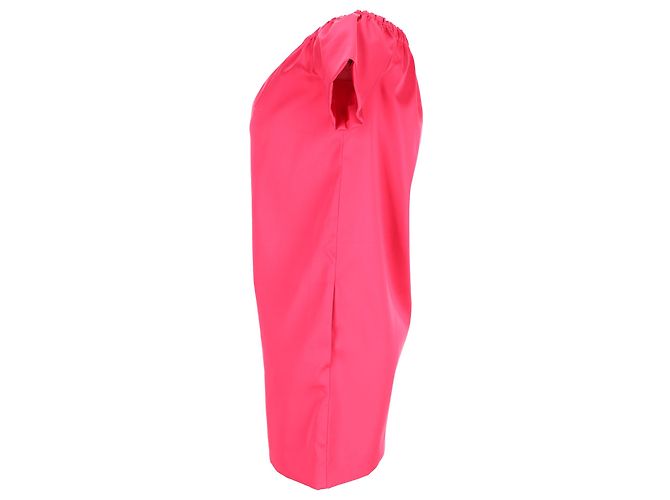 Maje Off-Shoulder Mini Kleid aus rosa Polyester Pink - Ansicht 2