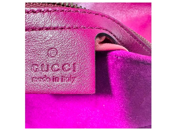 Borsa a tracolla Gucci GG Marmont Small in velluto viola Porpora - vista 8