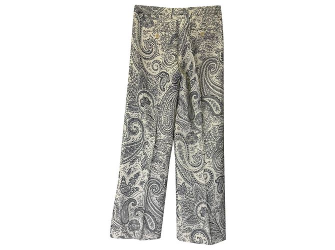 Etro weite Hose mit Paisley-Print in Multicolor Mehrfarben - Ansicht 2