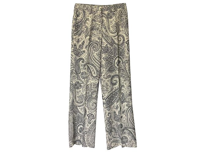 Etro weite Hose mit Paisley-Print in Multicolor Mehrfarben - Ansicht 3