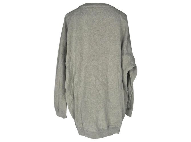 Sudadera de cuello redondo Anine Bing Sport en algodón gris - vista 3