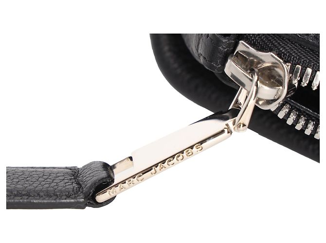 Marc Jacobs Vanity Pouch Tasche aus schwarzem Leder - Ansicht 11