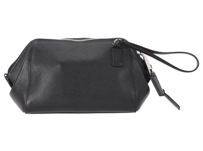 Marc Jacobs Vanity Pouch Tasche aus schwarzem Leder - Ansicht 3