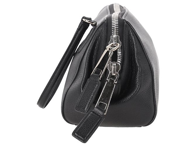 Marc Jacobs Vanity Pouch Tasche aus schwarzem Leder - Ansicht 5