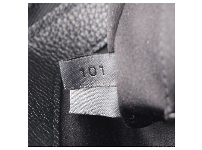 Marc Jacobs Vanity Pouch Tasche aus schwarzem Leder - Ansicht 8