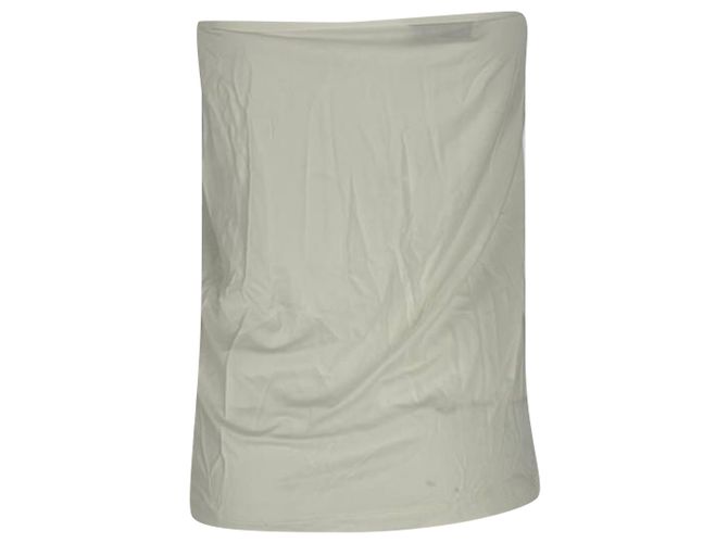 Paco Rabanne Rollkragen-Top mit Spitzenmuster in Gelb, Polyamid - Ansicht 10