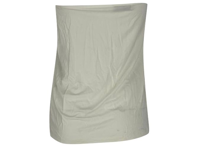 Paco Rabanne Rollkragen-Top mit Spitzenmuster in Gelb, Polyamid - Ansicht 14