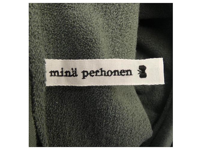 Autre Marque Mina perhonen Baumwoll-Sweatshirt Grün - Ansicht 4