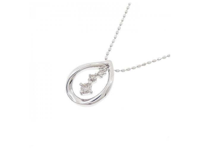 Autre Marque Collana in oro bianco 10K e diamanti Argento - vista 3