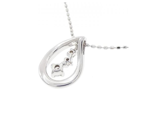 Autre Marque Collana in oro bianco 10K e diamanti Argento - vista 4