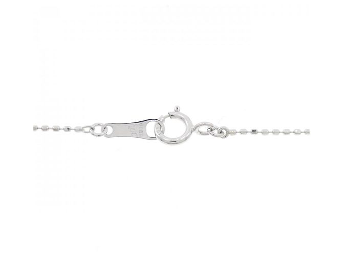 Autre Marque Collana in oro bianco 10K e diamanti Argento - vista 5