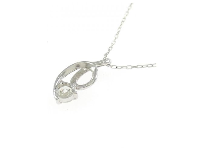 Autre Marque Collana con Diamanti Pt900 Pt850 Argento - vista 4