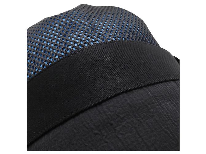 Borsa a tracolla in nylon Bottega Veneta Nero Blu - vista 4