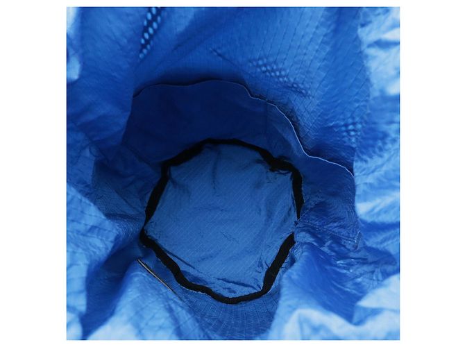 Borsa a tracolla in nylon Bottega Veneta Nero Blu - vista 8