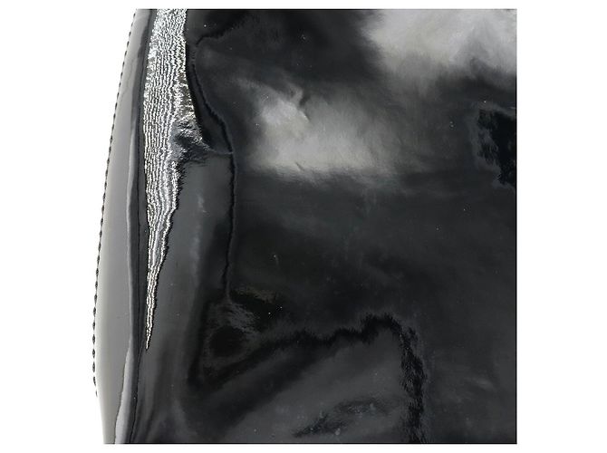 Clutch in pelle lucida Versace Nero - vista 4