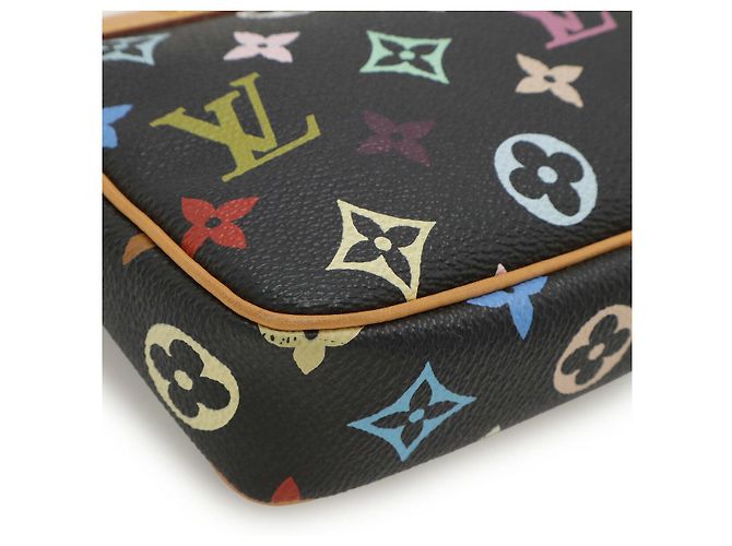 Louis Vuitton Pochette Accessoires Monogram Accessoire-Tasche Schwarz - Ansicht 3