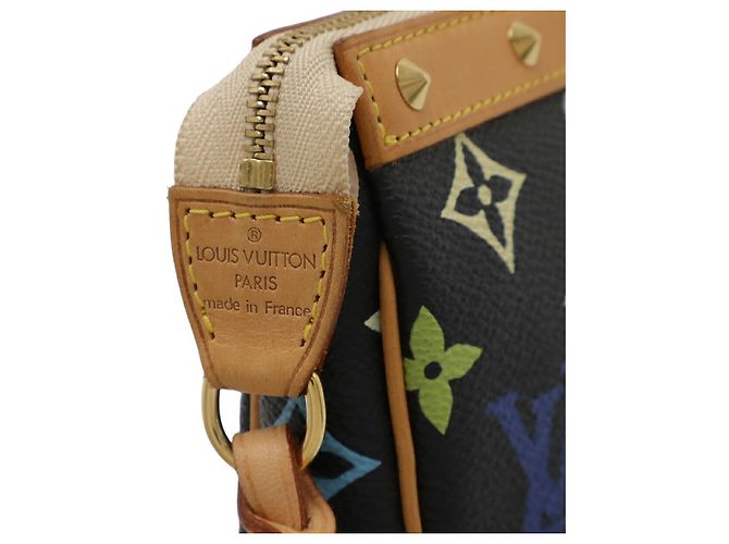 Louis Vuitton Pochette Accessoires Monogram Accessoire-Tasche Schwarz - Ansicht 6