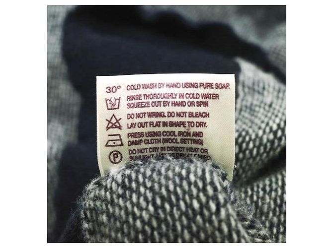 Autre Marque J.PRESS Super Geelong Wool V Neck Knitwear Blue Navy blue - view 7