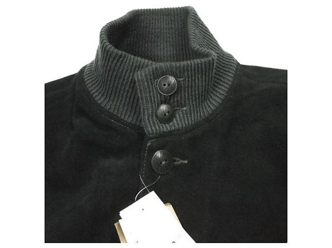 Ralph Lauren Chaqueta RRL de ante de piel de ciervo Negro - vista 5