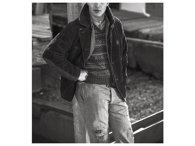 Pantalones de campo en sarga espiga Ralph Lauren RRL Castaño - vista 3