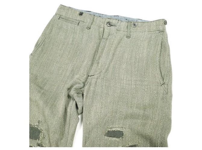 Pantalones de campo en sarga espiga Ralph Lauren RRL Castaño - vista 4