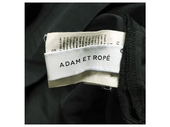 Autre Marque Camicetta a balze ADAM ET ROPE Typewriter Nero - vista 7