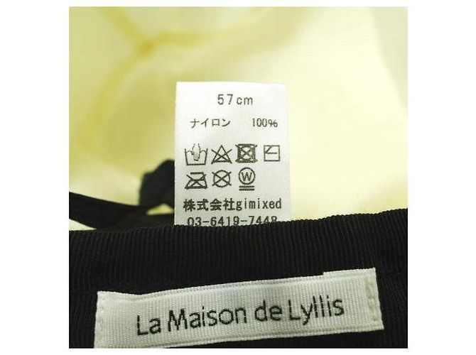 Autre Marque La Maison de Lyllis GRASS POTHAT Cappello Bucket in Nylon Limited Bianco Bianco sporco - vista 10
