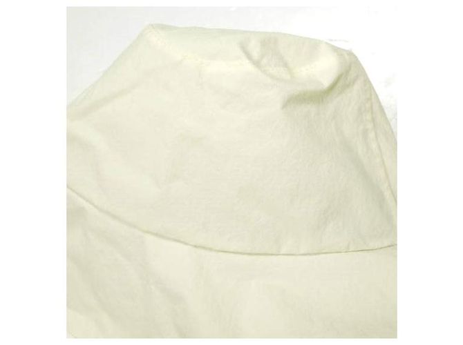 Autre Marque La Maison de Lyllis GRASS POTHAT Cappello Bucket in Nylon Limited Bianco Bianco sporco - vista 6
