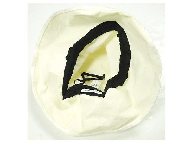 Autre Marque La Maison de Lyllis GRASS POTHAT Cappello Bucket in Nylon Limited Bianco Bianco sporco - vista 8