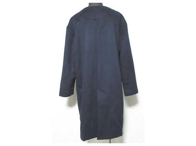 Autre Marque Abrigo sin cuello GALLARDAGALANTE Azul Azul marino - vista 2