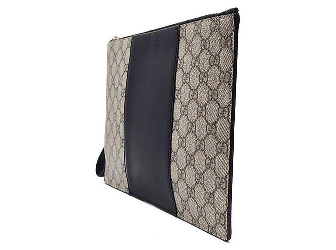Gucci Clutch Supreme Eden Marrone - vista 2