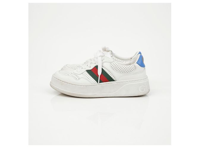 Gucci Sneakers Web Detail Blu - vista 7
