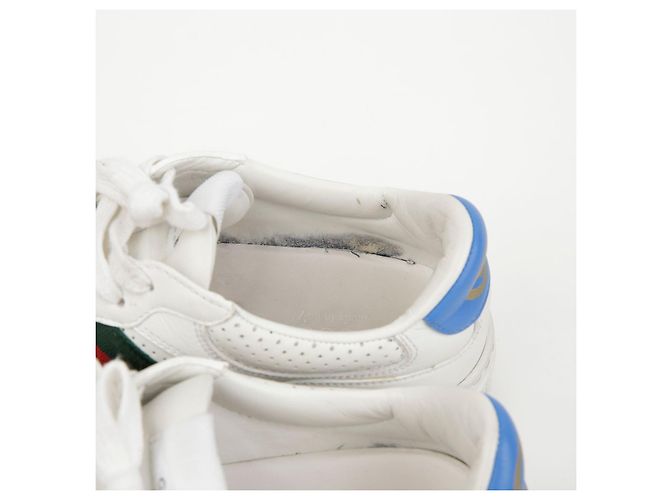 Gucci Sneakers Web Detail Blu - vista 8
