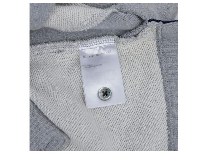 Thom Browne Moletom Engineered Diagonal Masculino Cinza - vista 13