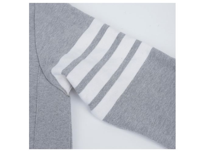 Thom Browne Moletom Engineered Diagonal Masculino Cinza - vista 4