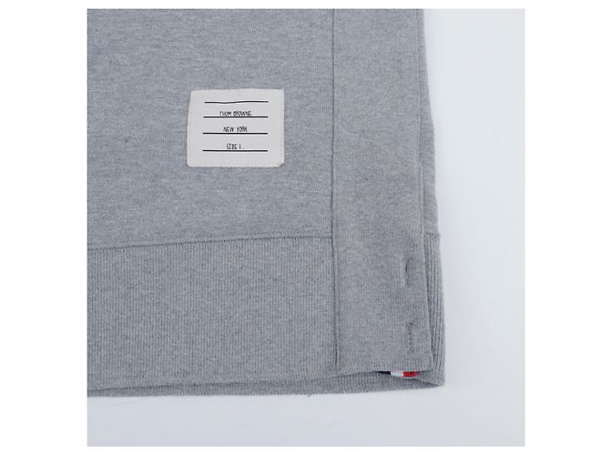Thom Browne Moletom Engineered Diagonal Masculino Cinza - vista 5
