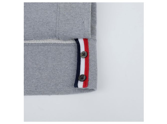 Thom Browne Moletom Engineered Diagonal Masculino Cinza - vista 6