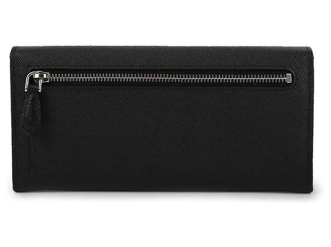 Prada Cartera larga de piel Saffiano Negro - vista 5