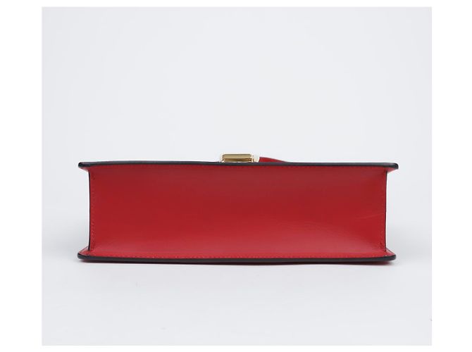 Gucci Piccola borsa a tracolla in pelle Sylvie Rossa Rosso - vista 6