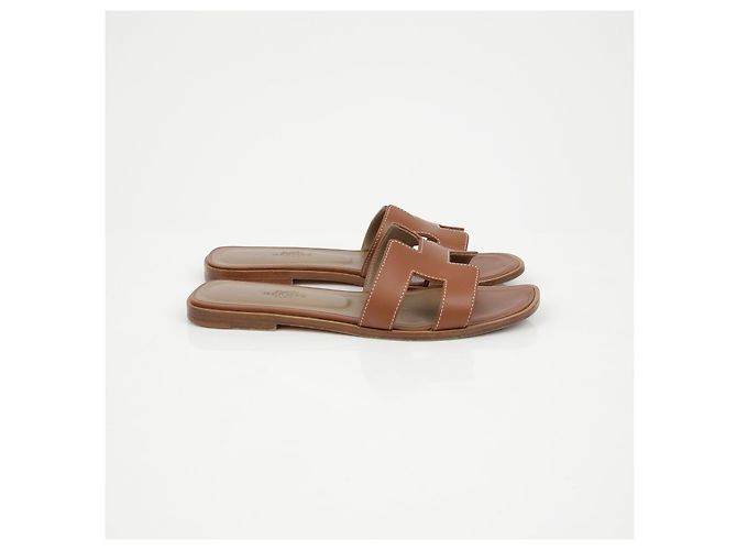 Hermès Zapatillas Oran Naranja - vista 3