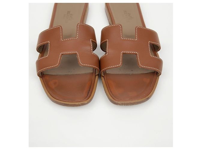 Hermès Zapatillas Oran Naranja - vista 5