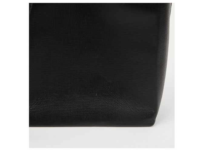 Balenciaga Borsa Tote in pelle North South XXS Nera Nero - vista 3