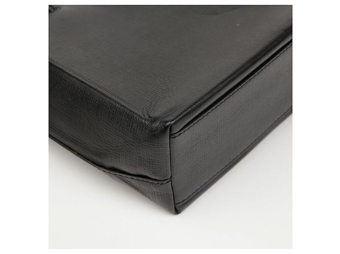 Balenciaga Borsa Tote in pelle North South XXS Nera Nero - vista 8