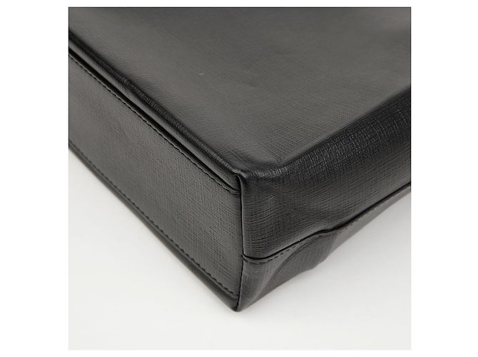 Balenciaga Borsa Tote in pelle North South XXS Nera Nero - vista 9